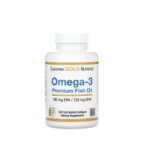 Омега 3 California Gold Nutrition Omega-3 Premium Fish Oil 1000mg 100caps